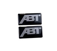 Autocollant en résine Gel for Accessoires de Moto, Petit Logo ABT(Black)