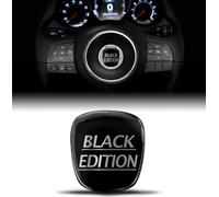 Autocollant en silicone 3D compatible avec Fiat 500 Emblème Volant Badge Accessoires Pièces Décalcomanies Volant Décoration VF 3