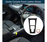Autocollant En Simili Cuir Pour Console Centrale Pour Mercedes-Benz Gla Class 2020-2021 - Couverture PanneauCentral Levier Vitesses - Garniture IntšŠrieure - Noir Rouge