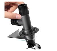 Autocollant en T for Drain de Sol de Machine à Laver, connecteur à Double Usage, Adaptateur de Drain de Sol, Adaptateur de Joint en T, Compatible avec l'outil d'étanchéité de Drain(10x10cm-Drain Tee)