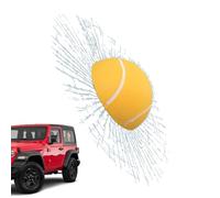 Autocollant en verre cassé, autocollant amusant pour vitre de voiture en forme de balle de tennis | Autocollant amusant pour décoration de pare- de voiture
