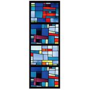 Autocollant en Verre vitrail fenêtre dépolie Papier électrostatique Art Peinture rétro église(Color 9,50x200cm)