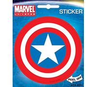 Autocollant en vinyle Captain America Marvel Comics