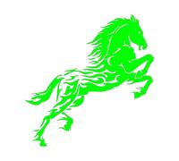 Autocollant en Vinyle for Voiture « Vous ne Pouvez Pas Marcher sans Un Cheval »(Green,34.1X35CM)