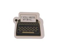 Autocollant en vinyle « I Will Write My Book »