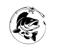 Autocollant en vinyle pour canne à pêche Hobby Poisson Auto Voiture Moto Véhicule Décoration Accessoire Design attrayant