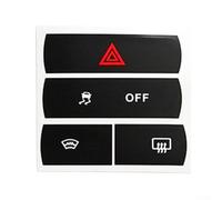 Autocollant en vinyle pour Ford pour bouton de commande S-Max pour S couvrant les feux de détresse DefroFor Ster et pour EFor SP Activation ZoneFor S