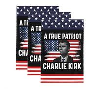 Autocollant en vinyle pour pare-chocs avec citation inspirante de Charlie Kirk, inscription « Pray RIP A », True Justice