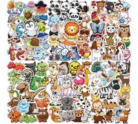 Autocollant Enfant 300 Pcs Stickers Animaux, Style Animaux Kawaii Jolie, Gommettes Enfants 3 4 5 Ans, Vinyle Autocollant Imperméable, Stickers Pour Scrapbooking Journal Gourde Ordinateur Portable Etc
