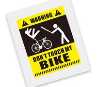 Autocollant Étanche Pour Cadre De Vélo De Montagne,Décalcomanie Automatique,Accessoires De Voiture,Vélo De Route,Ne Bouge Pas Mon Vélo - Type Styleb