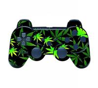 Autocollant Feuille Verte, Peau Fraîche, Pour Manette Ps3, Playstation, Télécommande
