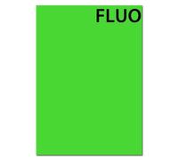 Autocollant Format A4 Fluo 1 Feuille Jaune Fluo