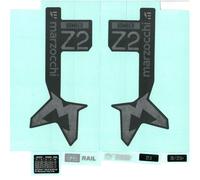 Autocollant fourche vélo Marzocchi 2024 Bomber Z2 Noir