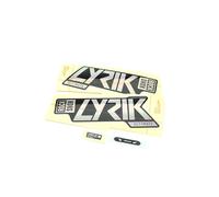 Rockshox Lyrik Ultimate 27.5´´/29´´ 2021 Decals Kit Noir