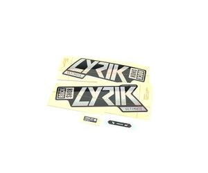 Autocollant fourche vélo Rockshox Lyrik Ult 27/29 Gloss Rnbw Foil High Gloss Noir