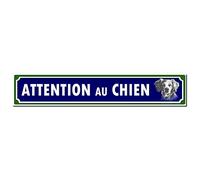 Autocollant.fr Panneau Attention au Chien Epagneul Breton