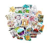 Autocollant France stickers scrapbooking drapeau Francais gommettes autocollantes velo sticker voyage sticker ordinateur lot stickers drapeau France adhesif Francais
