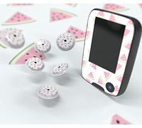 Autocollant Freestyle Libre 1 et 2 - Stickers pour lecteur et capteurs (Sandia)