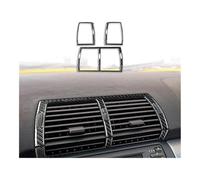 Autocollant Garniture Panneau Commande Poignée Klaxon Lève Vitre Automatique Fibre Carbone Pour BMW Pour X5 Pour E53 2000-2006 Garniture Console Latérale Voiture( Outlet Set)