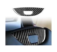 Autocollant Garniture Panneau Commande Poignée Klaxon Lève Vitre Automatique Fibre Carbone Pour BMW Pour X5 Pour E53 2000-2006 Autocollants Décoratifs Tableau Bord( Storage)