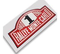Autocollant graphique Monte Carlo Rally #1 1980 Motorsport Racing x 1 pièce 208 mm de large