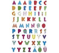 Herma Autocollants Magic Alphabet Impression Stone 6291 – 62 autocollants plastique mat