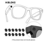 Autocollant HIBLOKS pour lunettes intelligentes Ray-Ban Meta Wayfarer RW4012 Skyler Headliner (GEN2) et Oakley Meta HSTN, autocollant Led anti-éblouissement Shading Stickers