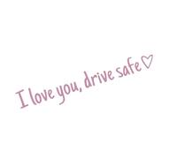 Autocollant humoristique « I Am You Drive Safe » pour voiture, fille et femme, décalcomanie pour pare-brise de voiture