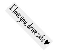 Autocollant « I Love You Drive Safe » En Forme De Cœur, je t'aimes Sticker Drive SAFE Mirror, Autocollants Et Décalcomanies De Voiture | je t'aimes Conduite Des Marques De Lettres De Conception
