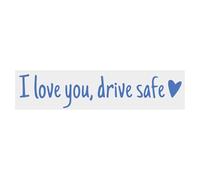 Autocollant « I Love You Drive Safe » En Forme De Cœur, je t'aimes Sticker Drive SAFE Mirror, Autocollants Et Décalcomanies De Voiture | je t'aimes Conduite Des Marques De Lettres De Conception