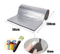 Autocollant Insonorisant Pour Capot De Voiture,Pare-Enquêter,Isolation Thermique,Polymères Insonorisants,Isolation Phonique - Type 10mm And Roller