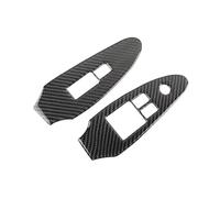 Autocollant Intérieur Compatible Avec Nissan 370Z Z34 2009-2020 2021 2023 2024 2 Pièces Panneau Commande Lève-vitre Voiture Accessoires Garniture Couverture(Type A RHD)