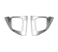 Autocollant intérieur Compatible Avec VW Pour Eos 2010-2016 Pour 2011-2016 Pour Jetta 2012-2014 Voiture Volant Panneau Autocollant Garniture Couvre(Silver)