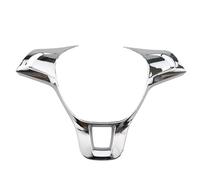 Autocollant Intérieur Compatible Avec VW Pour Golf 7 Pour GTI Pour MK7 2015 2016 2017 2018 2019 2020 Voiture Couvercle Bouton Volant Garniture Cadre(Bright silver)