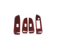 Autocollant Intérieur Console Centrale Baguette Décorative Intérieure Pour Highlander 2015-2018, Aspect Bois, Matériau HIPS(Power window A)