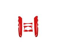 Autocollant Intérieur Console Centrale Bandes Décoratives Intérieures Pour Mini Clubman R55 Cooper R56 2007-2013, Rouges, Matériau ABS(Center console)