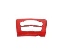 Autocollant Intérieur De Voiture Pour Dodge Pour Chargeur 2015 2016 2017 2018 2019 2020 2021 2022 Voiture Contrôle Central Climatisation Ajuster Panneau Couverture (Couleur : Rouge)