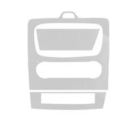 Autocollant Intérieur De Voiture Pour Focus 2 MK2 (2009, 2010, 2011, 2012) - Protection De Console Centrale Bande décorative contrôle central(Argent,UN)
