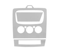 Autocollant Intérieur De Voiture Pour Focus 2 MK2 (2009, 2010, 2011, 2012) - Protection De Console Centrale Bande décorative contrôle central(Argent,B)