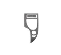 Autocollant Intérieur Pour BMW E60 Série 5 2004-2010, Garniture De Panneau De Levier De Vitesse, Console Centrale, Accessoire Intérieur Garniture de la console centrale Autocollant(A Leather LHD)