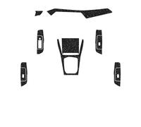 Autocollant Intérieur Pour BMW Pour X6 G06 2015-2025 Film Protection Pour Panneau Fenêtre Levage Engrenage Porte Intérieure Autocollants pour console voiture(FlashPointBlack20-25)