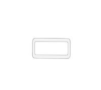 Autocollant Intérieur Pour Mazda CX60 CX 60 2022-2024 Pour Éclairage Lecture Avant Et Arrière Panneau Commande Conduite À Gauche Et À Droite. Bande décorative contrôle central(Arrière argenté)