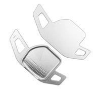 Autocollant Intérieur Pour Seat Pour Ibiza 6P Pour Arona Pour Tarraco Pour Alhambra Extension Volant Avec Palettes De Changement De Vitesse Habillage Intérieur(Argent)
