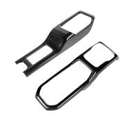 Autocollant Intérieur Revêtement d'habillage panneau changement vitesse Fiber carbone accessoires d'intérieur décoration Empat pour Jeep pour Wrangler JL 2018 - 2023 Autocollant Décoratif(Black Carbon