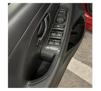 Autocollant Intérieur Voiture Pour Hyundai Pour I30 N Garniture Couverture Voiture LHD Décoration Console Tableau Bord Intérieur(Window Button Cover)