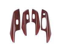 Autocollant Intérieur Voiture Pour Nissan Pour Navara NP300 ST Terra Accoudoir Porte Panneau Boutons Lève-vitre Conduite À Gauche Et À Droite Bande décorative contrôle central(LHD glossy woodA)