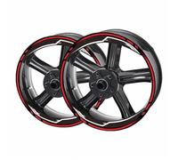 Autocollant Jante Moto Autocollants pour Jantes De Moto pour Kawasaki pour ER-6N pour ER6N pour ER 6N - Bandes Réfléchissantes Et Imperméables Réfléchissant Stickers(Couleur 4)