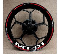 Autocollant Jante Moto Autocollants Réfléchissants pour Jantes De Moto pour Yamaha MT-01 MT01 MT 01 17 Pouces Réfléchissant Stickers(Couleur 9)