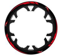 Autocollant Jante Moto Bandes Adhésives Réfléchissantes Étanches pour Jantes De Moto pour Voge GP200R Lx300ac GP 200 R 200R LX 300 AC 300ac Réfléchissant Stickers(Couleur 3)