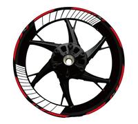 Autocollant Jante Moto Kit D'autocollants pour Jantes De Moto pour CFMOTO SR NK GT CL-X : Bandes Réfléchissantes, Autocollants Étanches Et Réfléchissants Réfléchissant Stickers(Couleur 25)